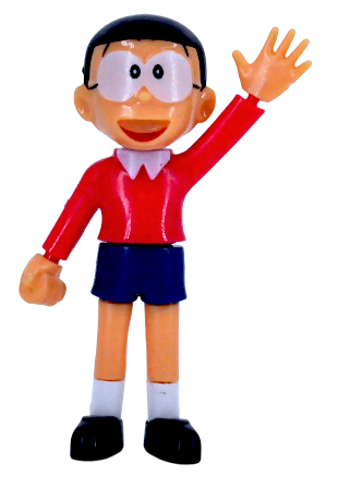 nobita hand shaking